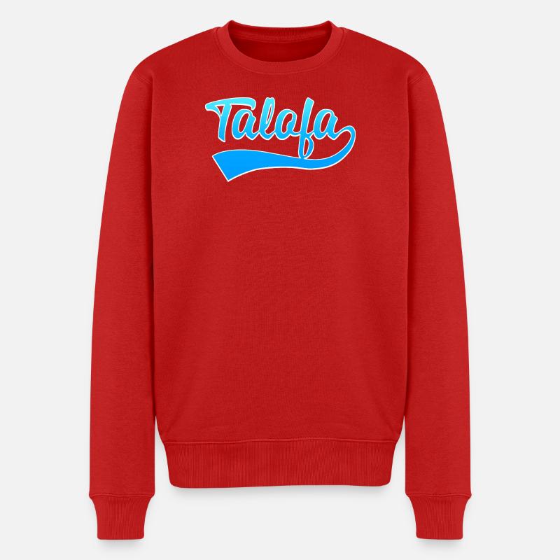 Samoa - Männer Premium Bio Pullover - Rot