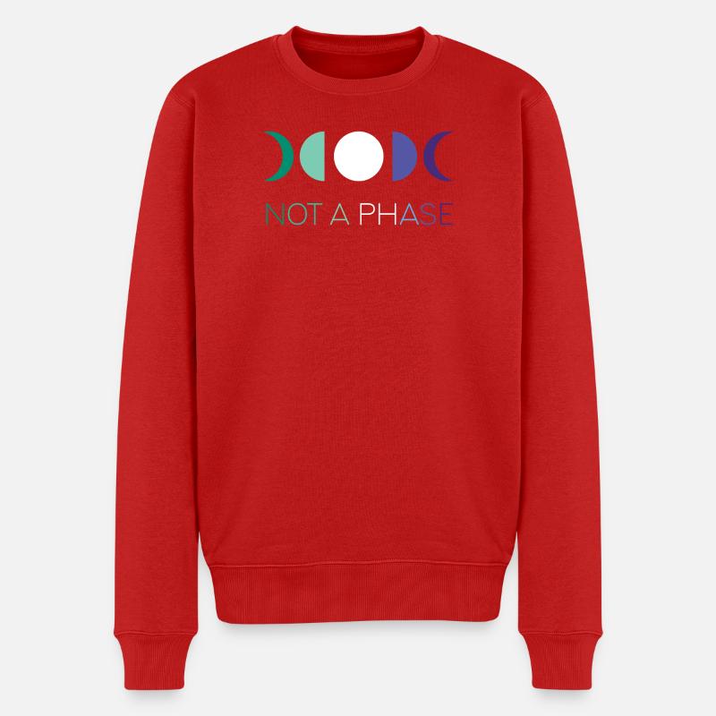 LGBTQ Pride Month - Keine Phase - Schwule - Männer Premium Bio Pullover - Rot