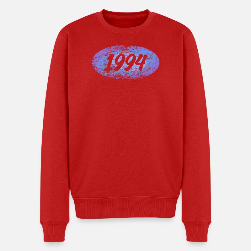 1994 - Männer Premium Bio Pullover - Rot