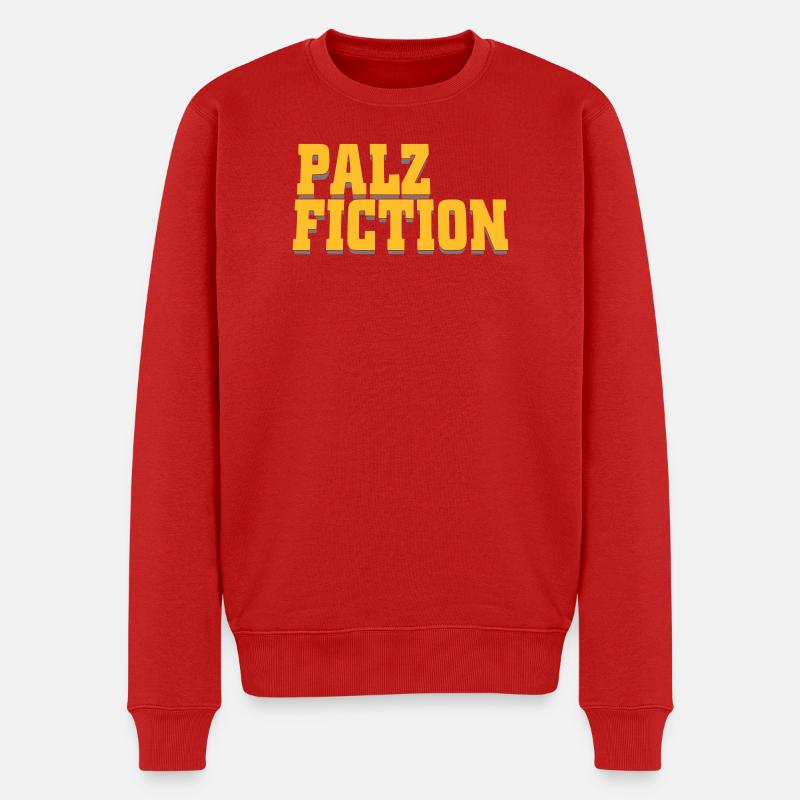 Palz Fiction - Männer Premium Bio Pullover - Rot