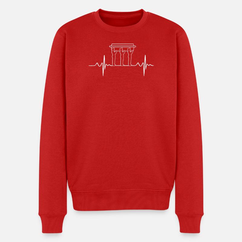 Entrepreneur funéraire - Pull Premium bio Homme - rouge