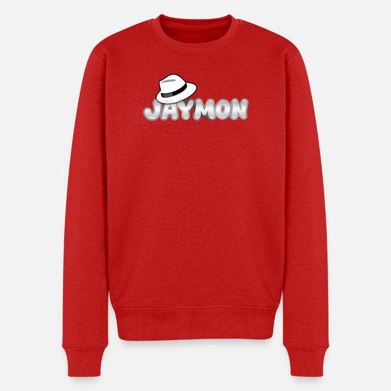Hut Jaymon - Männer Premium Bio Pullover - Rot