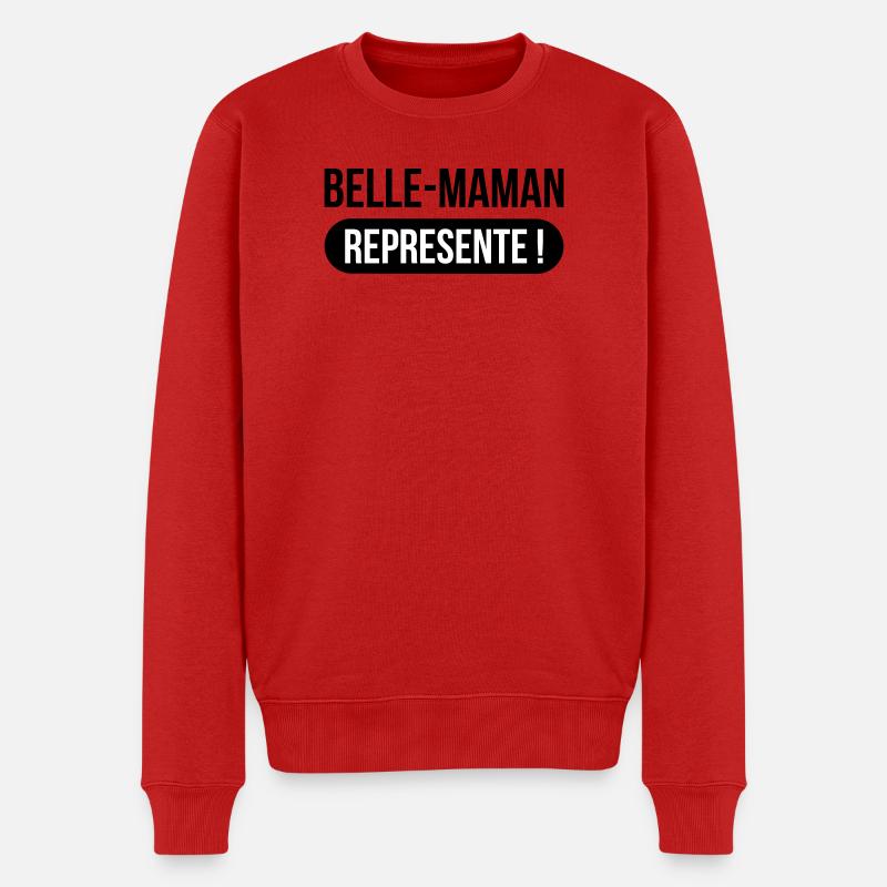 Belle-Maman Représente ! - Pull Premium bio Homme - rouge