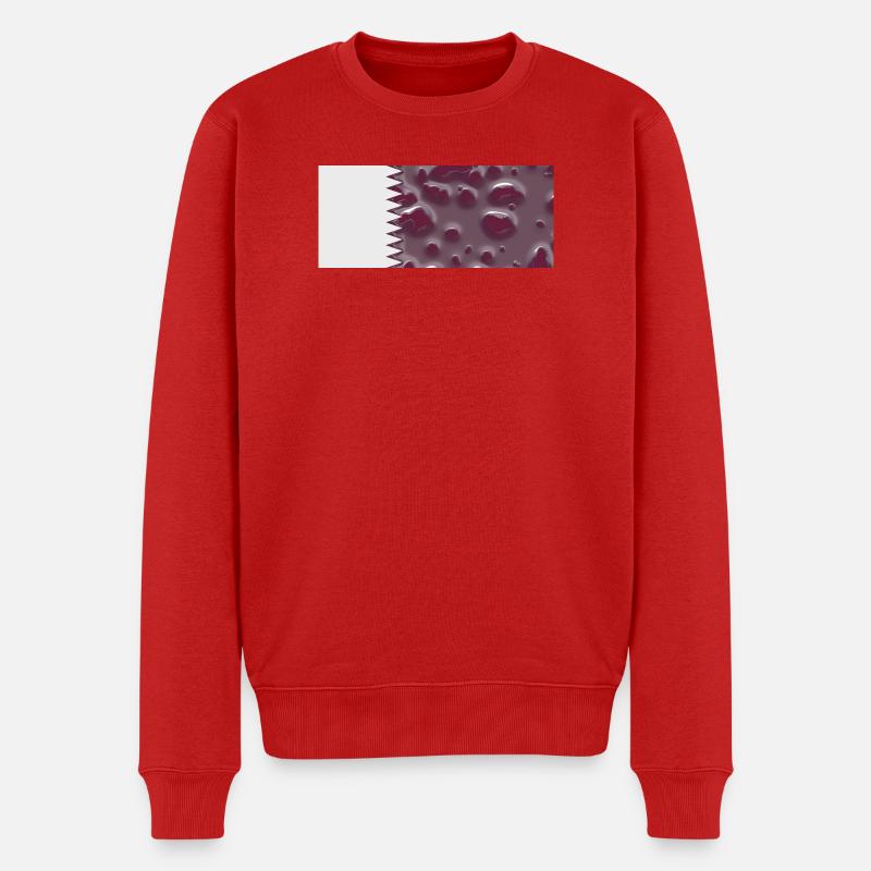 Katar als Land - Männer Premium Bio Pullover - Rot