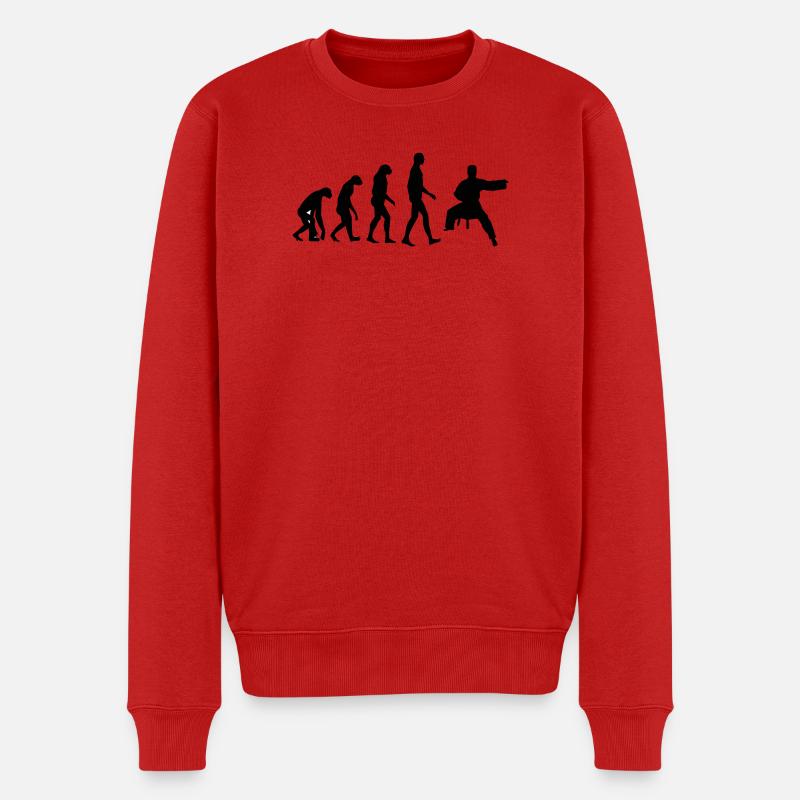 Aikido – Kampfsport – Aikido - Männer Premium Bio Pullover - Rot