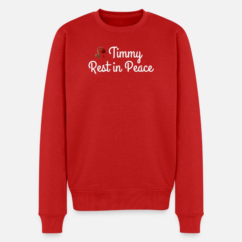 Timmy Wal Shirt Geschenk - Männer Premium Bio Pullover - Rot