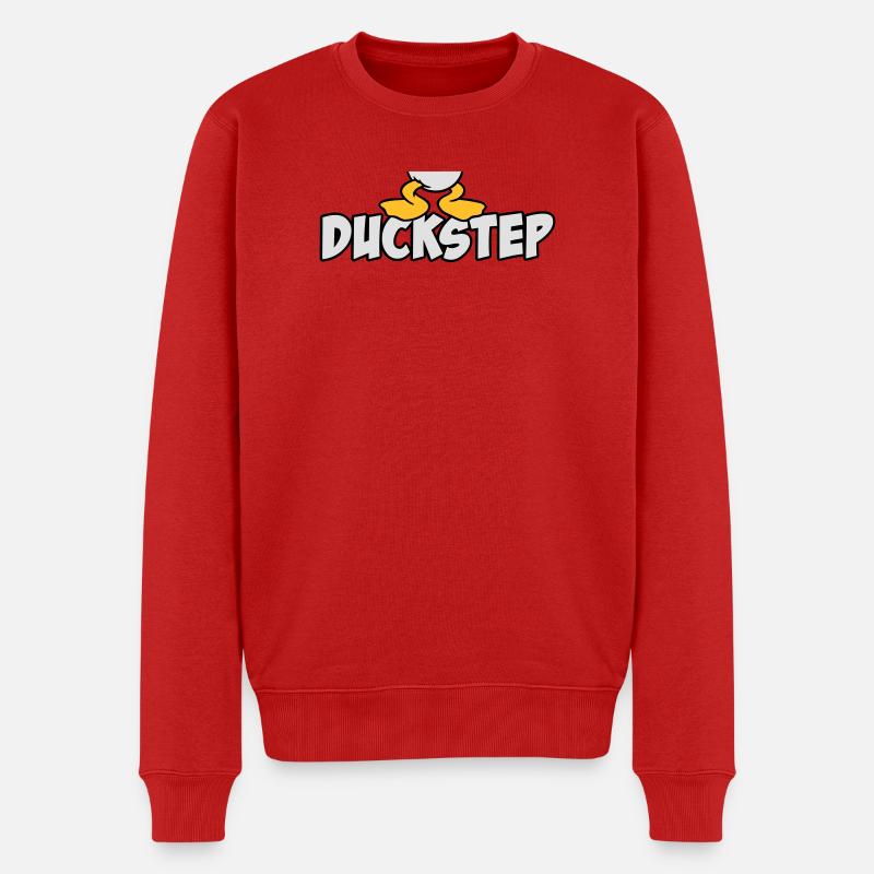 Duckstep - Männer Premium Bio Pullover - Rot
