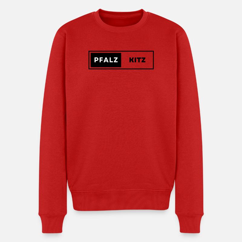 Lauser - Männer Premium Bio Pullover - Rot