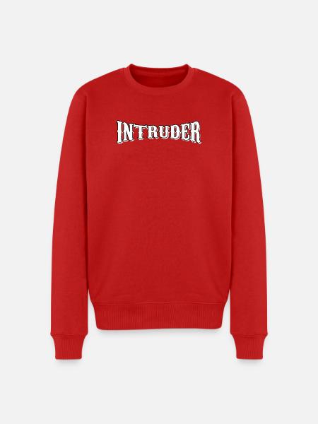 intruder hacker intruder clan sticker computer - Men's Premium Organic Jumper - red