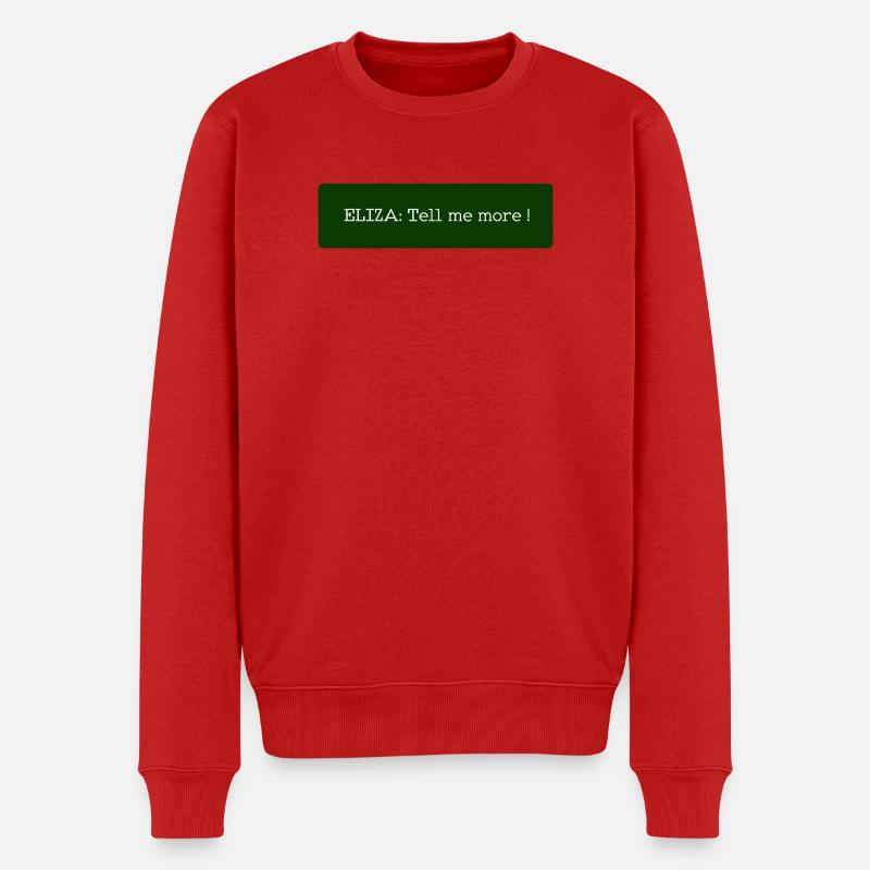 Élisa - Pull Premium bio Homme - rouge