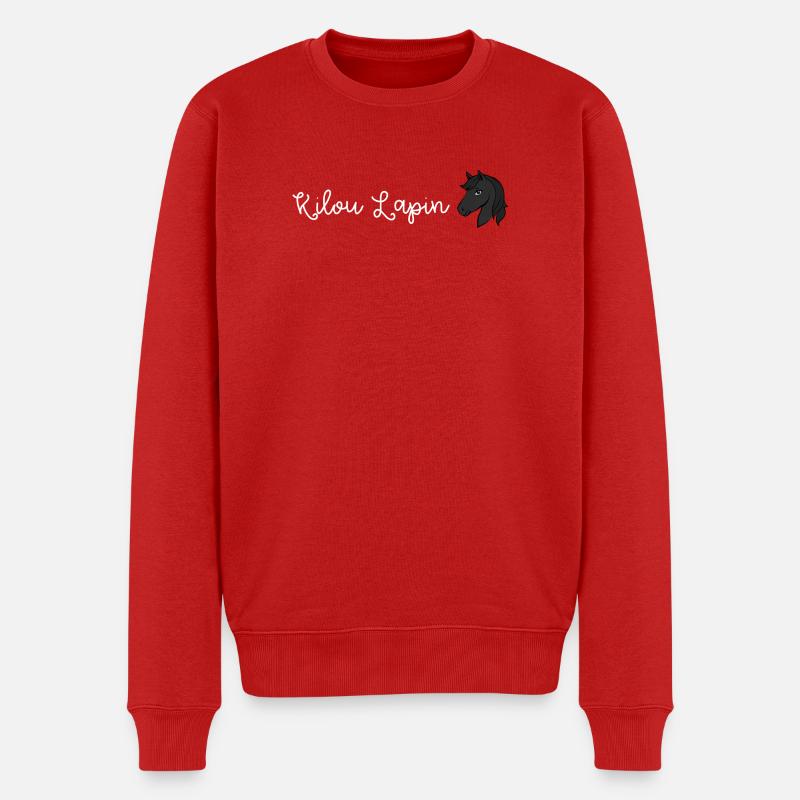 cannelle_kilou - Männer Premium Bio Pullover - Rot