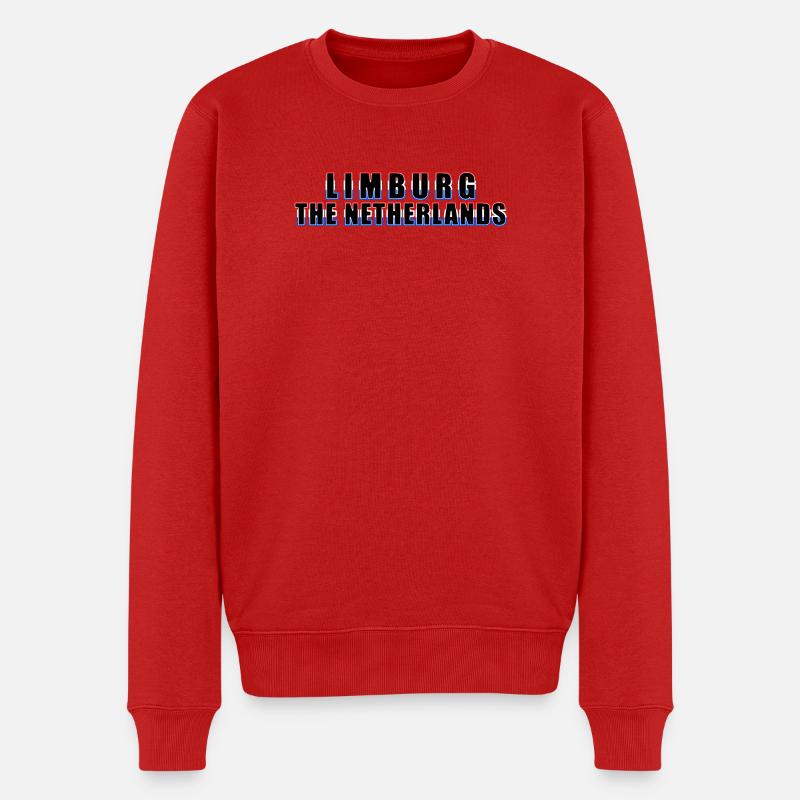 Limbourg Europe - Pays-Bas - Pull Premium bio Homme - rouge