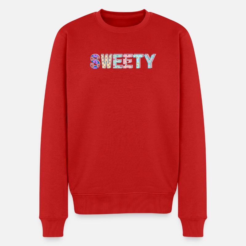 Sweety Sweetheart - Männer Premium Bio Pullover - Rot