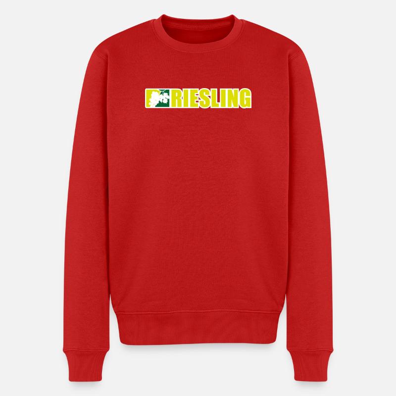 MLW - Team Riesling - Männer Premium Bio Pullover - Rot