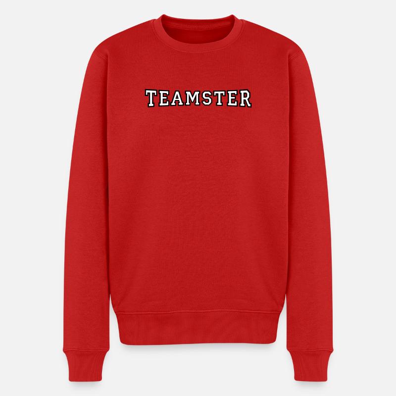 Teamster - Männer Premium Bio Pullover - Rot
