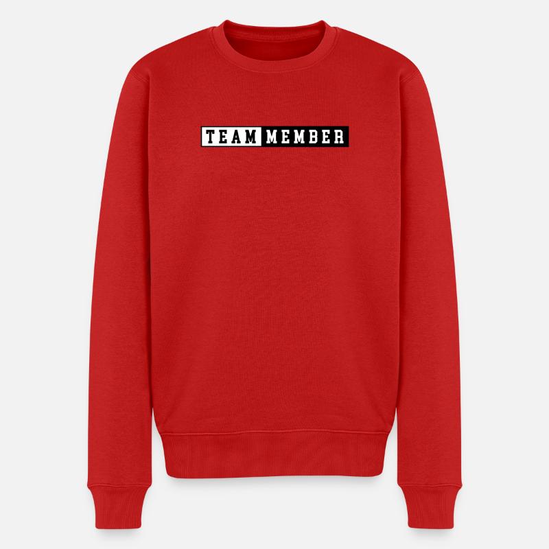Équipier - Pull Premium bio Homme - rouge