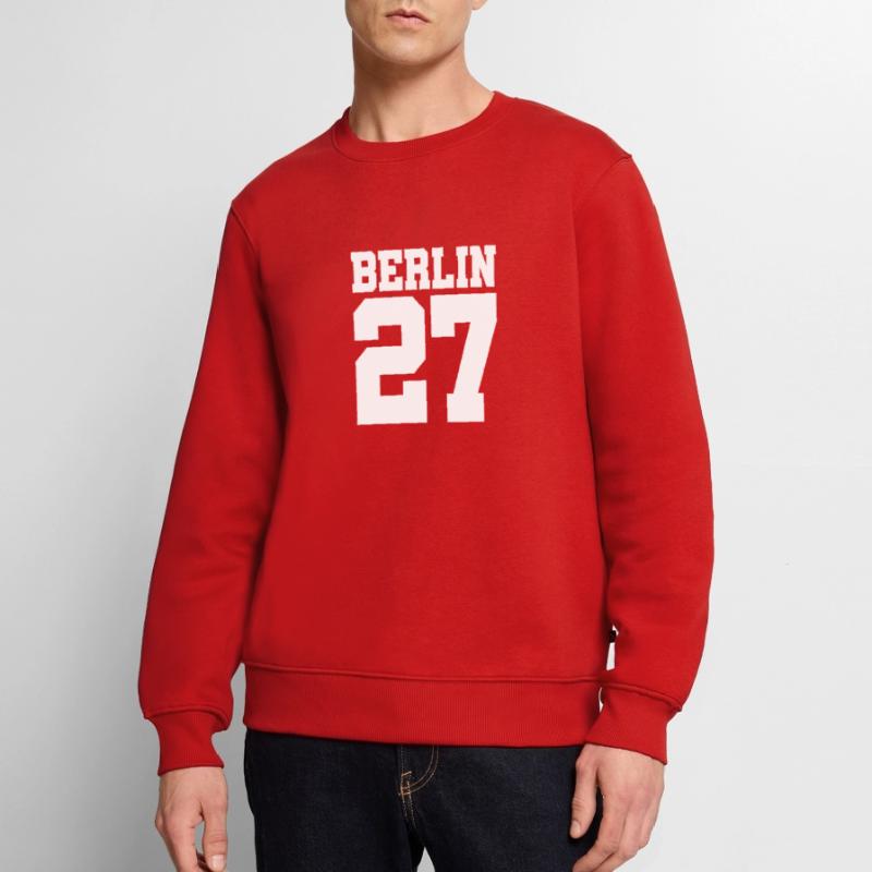 Berlin 27 - District - Postal Code - Gift Idea Men's Premium Organic Jumper
