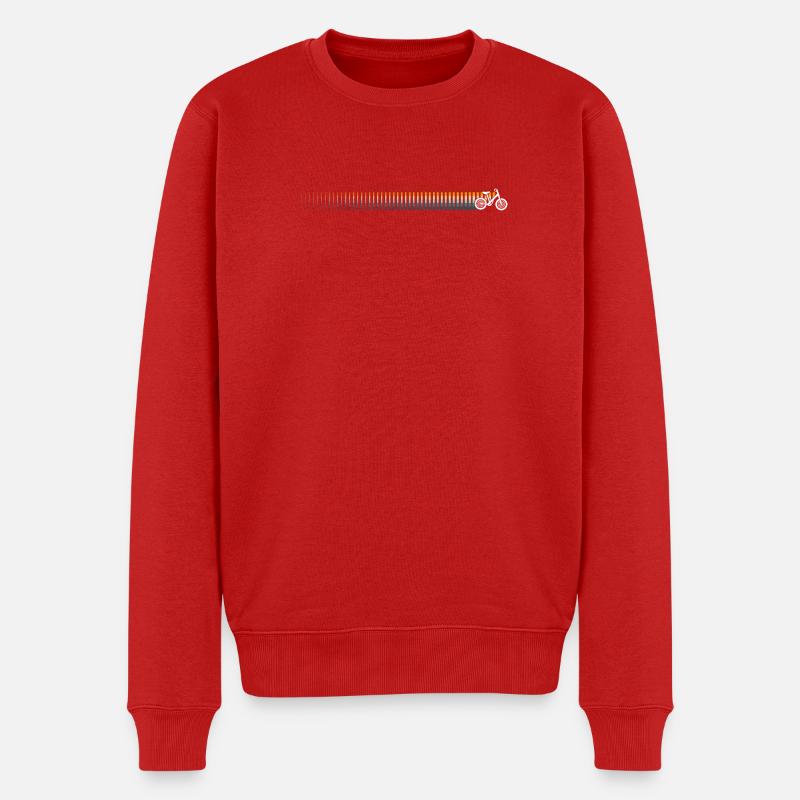 Cyclisme rétro - Pull Premium bio Homme - rouge
