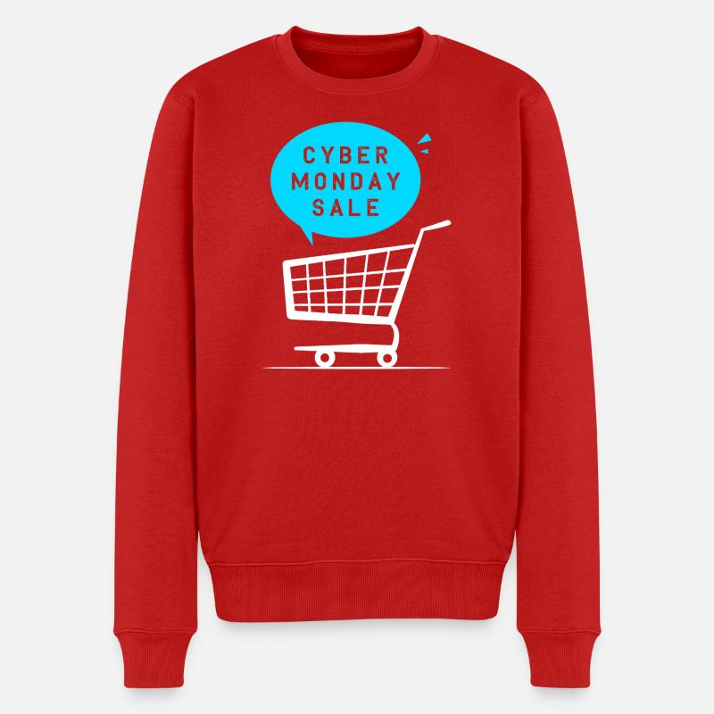Virée shopping du Cyber Monday - Pull Premium bio Homme - rouge