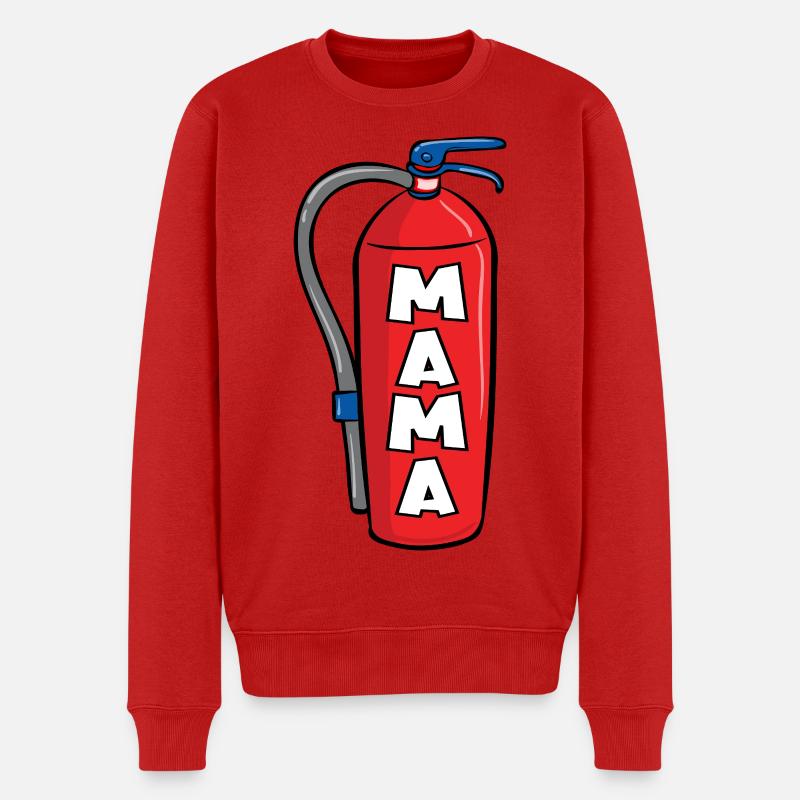 Maman pompier - Pull Premium bio Homme - rouge