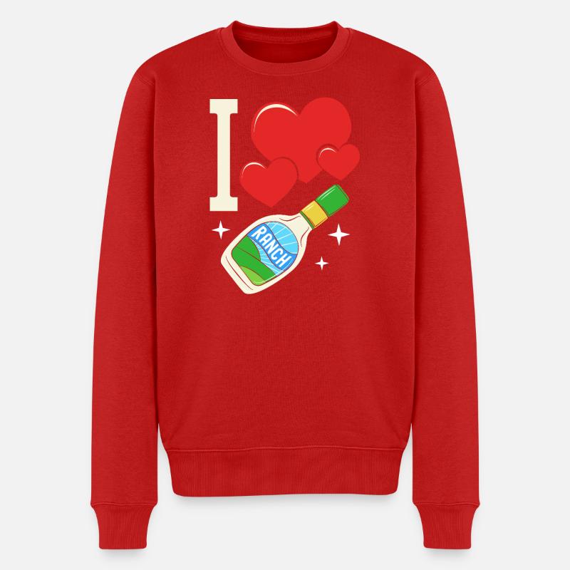 Dressing - Männer Premium Bio Pullover - Rot