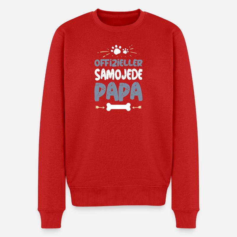 Samoyède - Pull Premium bio Homme - rouge