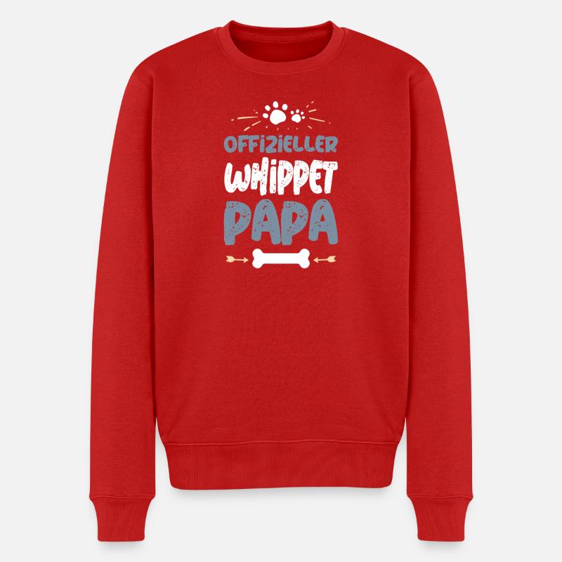 Whippet - Pull Premium bio Homme - rouge
