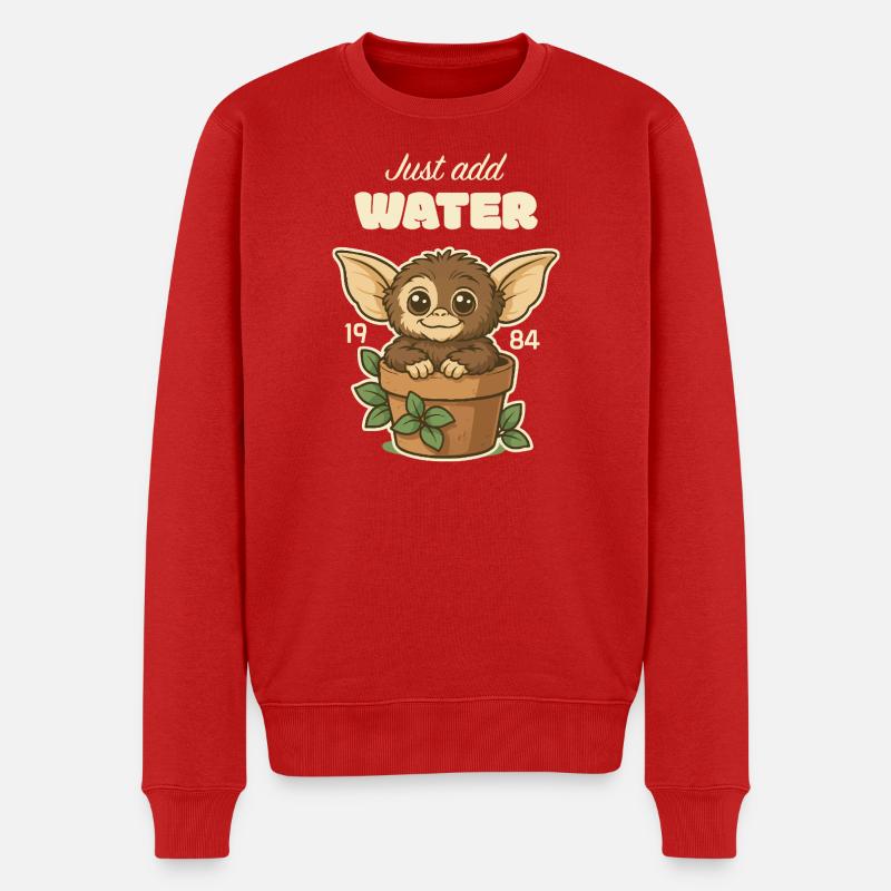 Niedlich wachsen - Männer Premium Bio Pullover - Rot