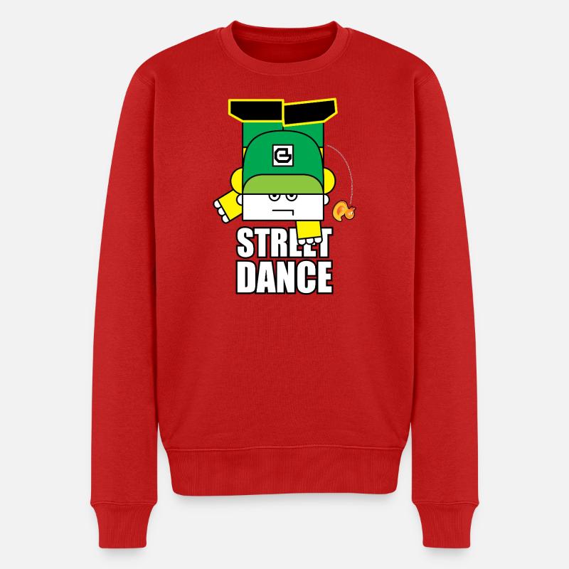 Green Street Dance Bot - Männer Premium Bio Pullover - Rot