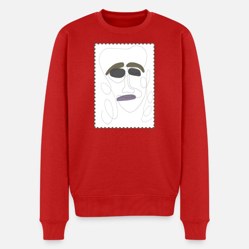 talk about feelings 3 - Männer Premium Bio Pullover - Rot