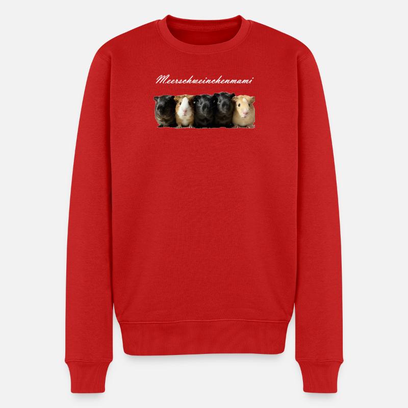Maman cochon d’Inde - Pull Premium bio Homme - rouge