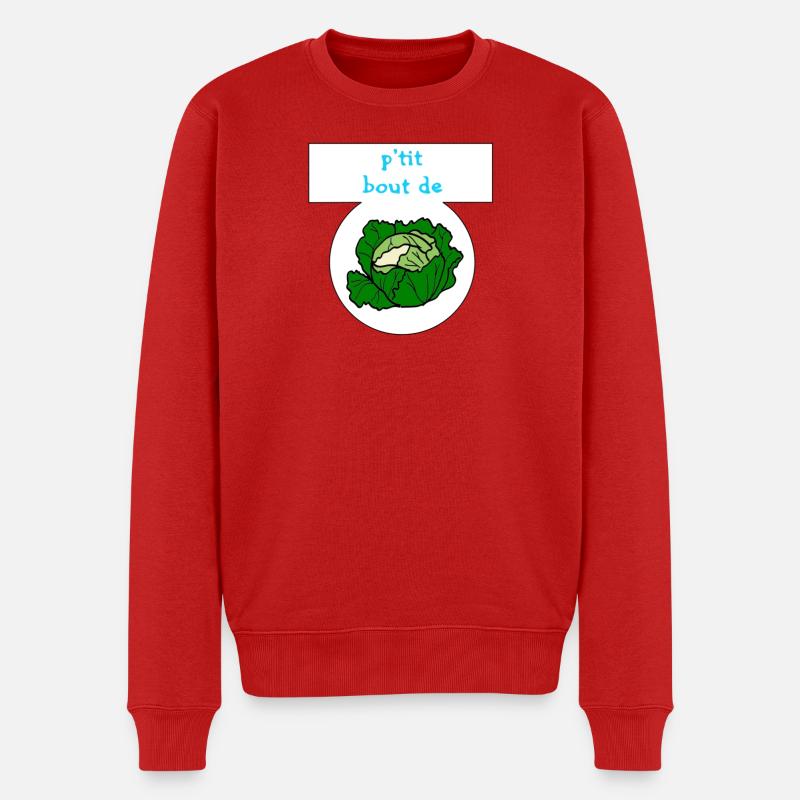 Kleiner Wonneproppen - Männer Premium Bio Pullover - Rot