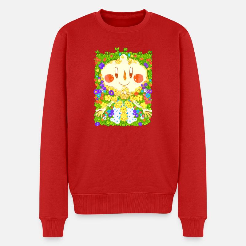 Parterre de fleurs - Pull Premium bio Homme - rouge