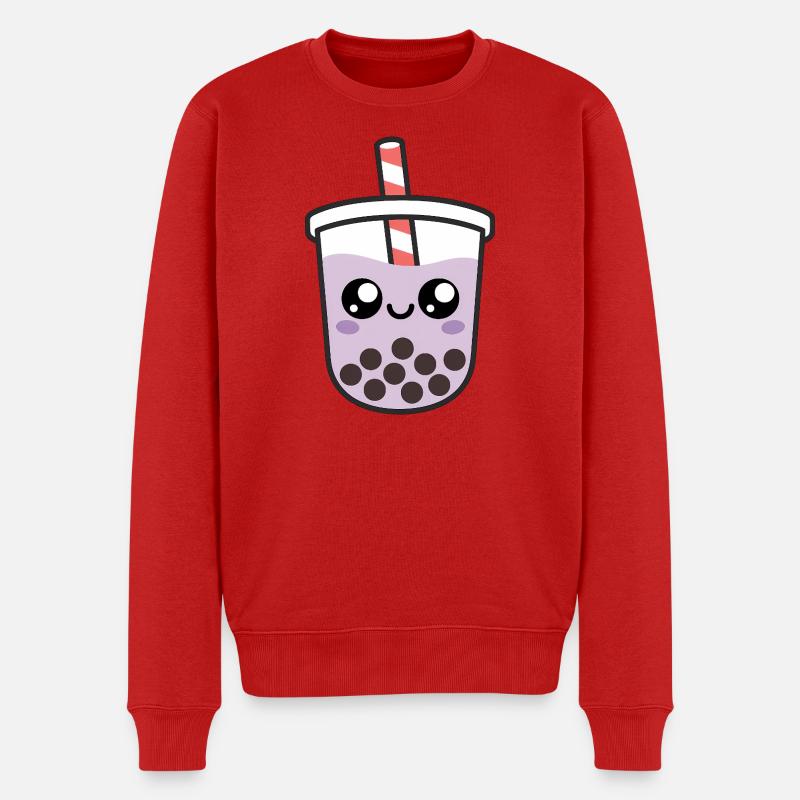 Kawaii Bubble Tee - Männer Premium Bio Pullover - Rot