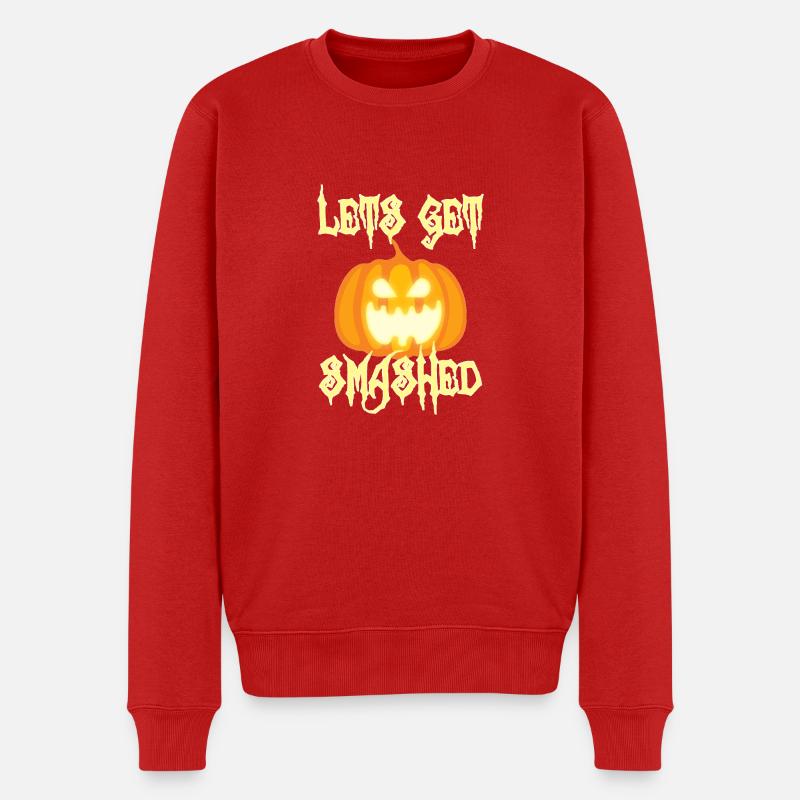 Halloween: Let 's Get Smashed - Pull Premium bio Homme - rouge