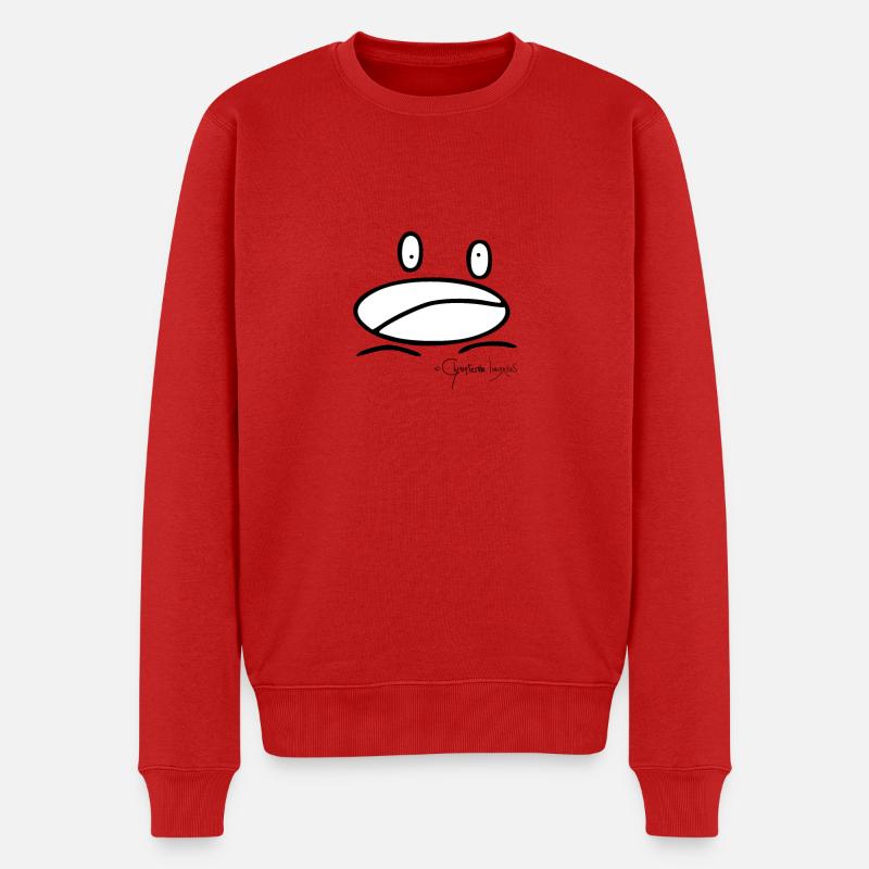 Froschmini © Chyropterum Innoxius - Männer Premium Bio Pullover - Rot