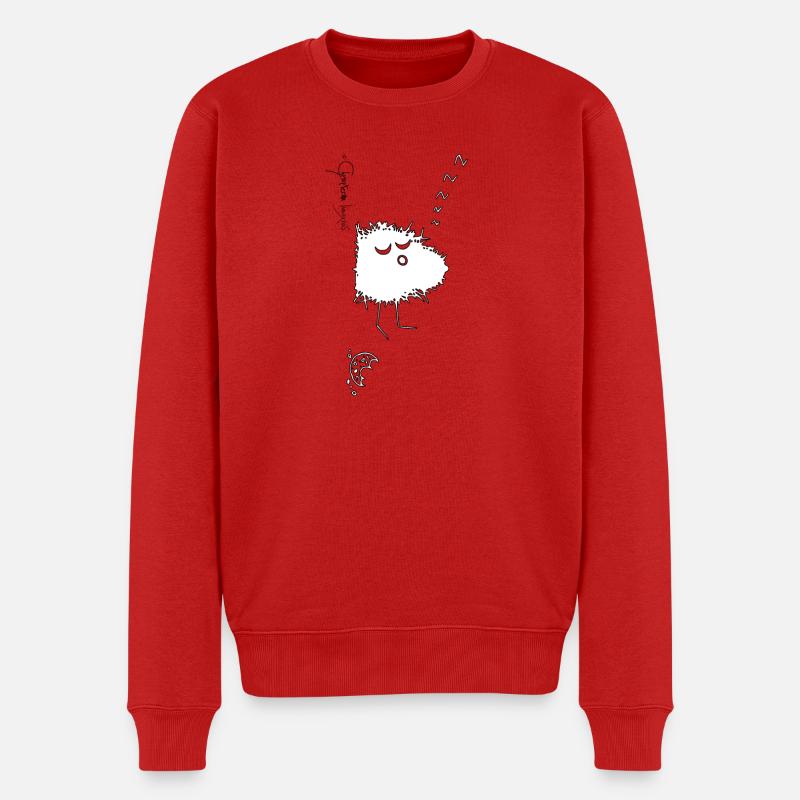 Flauschtier vollgefuttert © Chyropterum Innoxius - Männer Premium Bio Pullover - Rot