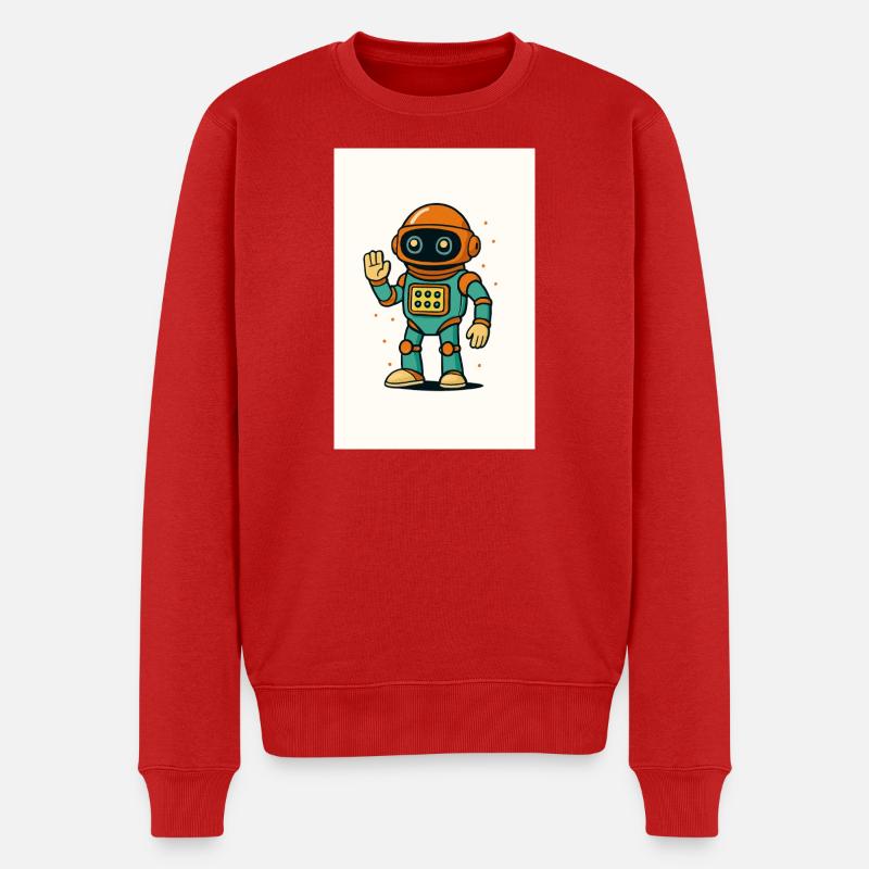 Freies Palästina - Männer Premium Bio Pullover - Rot