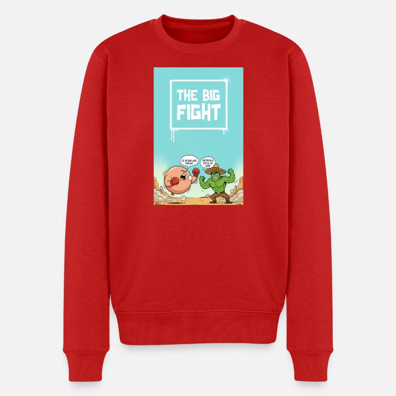 Le grand combat - Pull Premium bio Homme - rouge