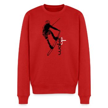 réveiller le wakeboard - Pull Premium bio Homme - rouge - Devant - Nico (187cm)