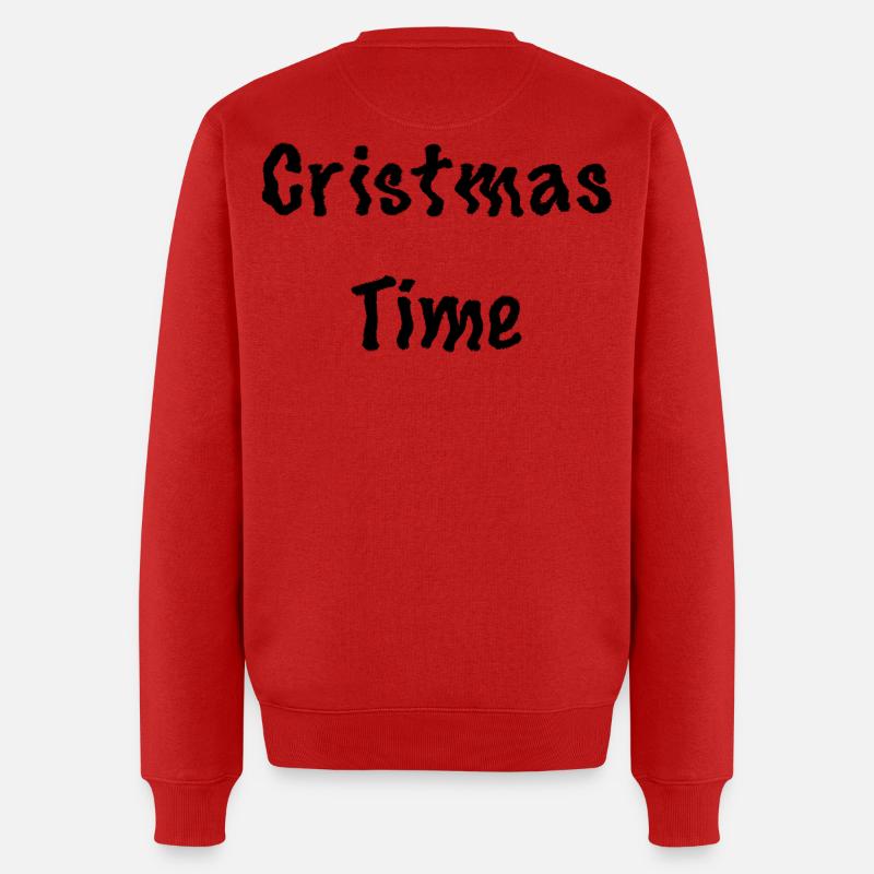 Cristmas Design - Männer Premium Bio Pullover - Rot