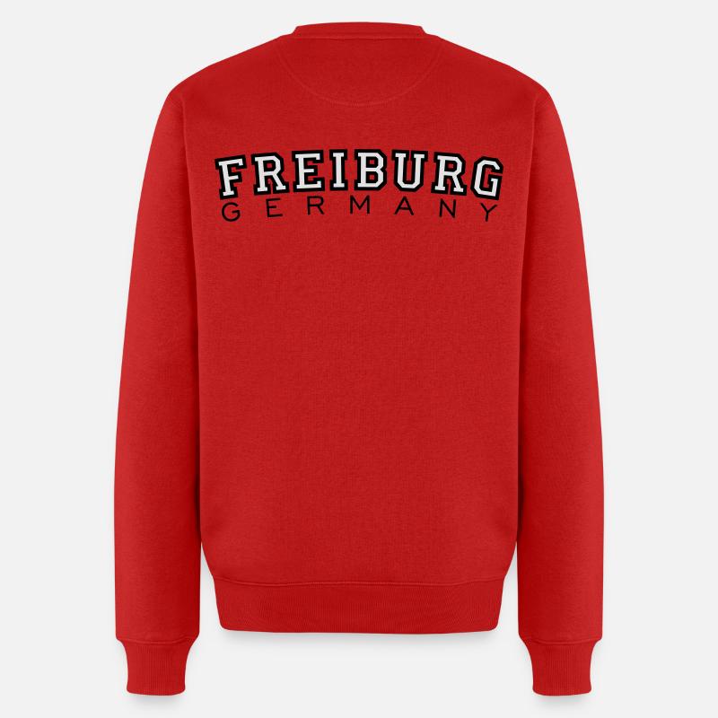 Freiburg Germany - Männer Premium Bio Pullover - Rot