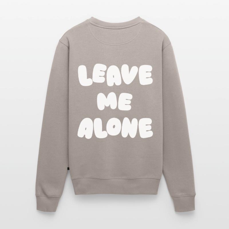 Leave Me Alone Männer Premium Bio Pullover
