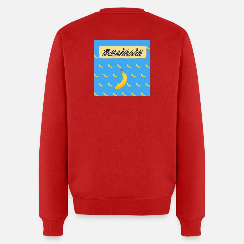 Banana - Männer Premium Bio Pullover - Rot