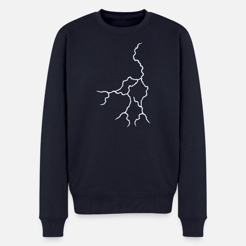 Blitz - Männer Premium Bio Pullover - Navy