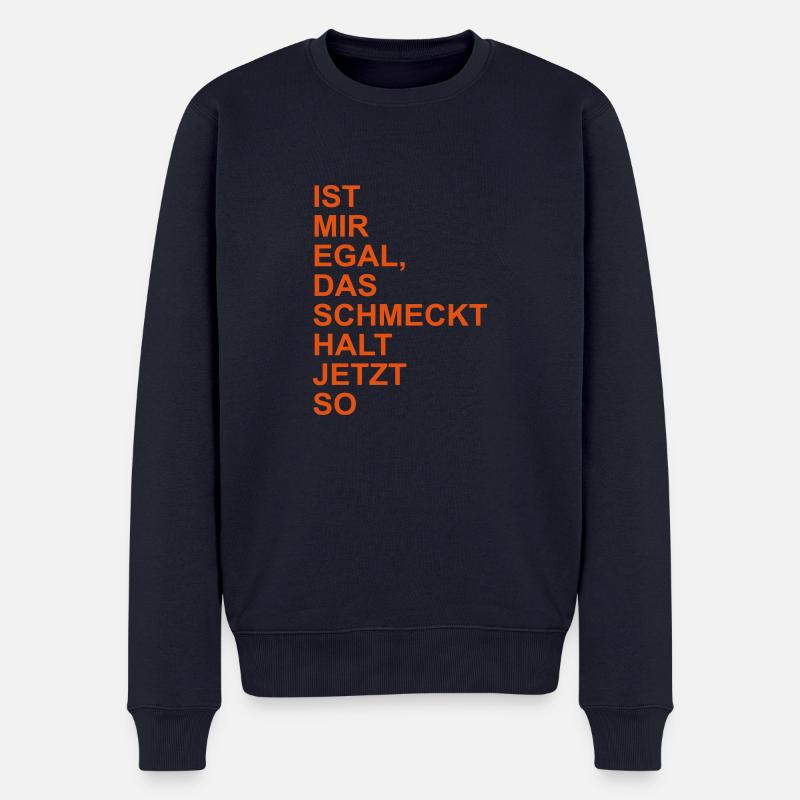 kochen - Männer Premium Bio Pullover - Navy