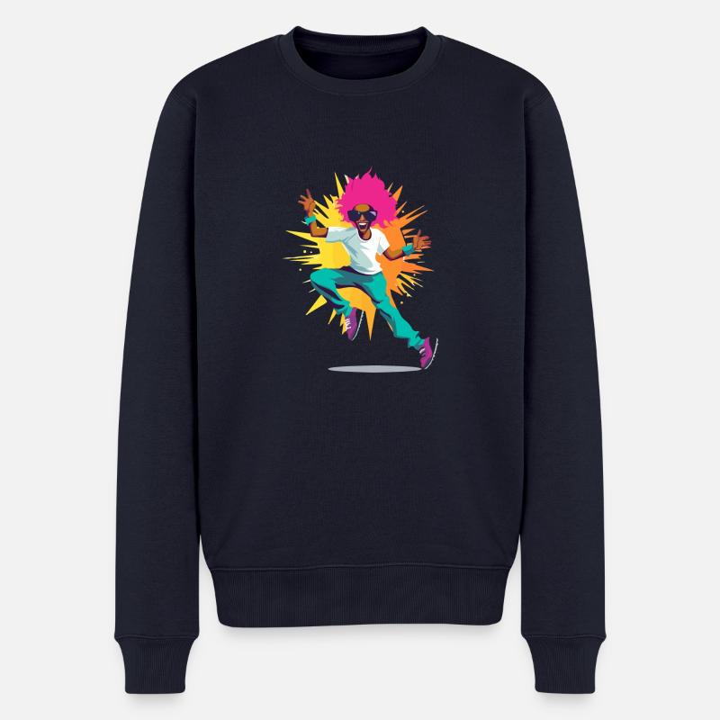 Ed danse - Pull Premium bio Homme - bleu marine