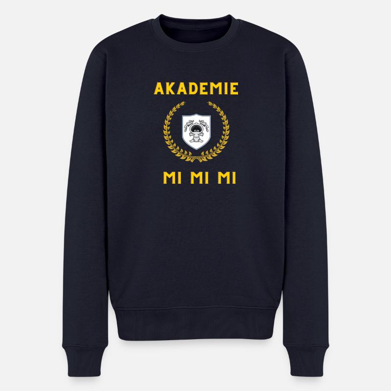 mi Akadmie 2 - Männer Premium Bio Pullover - Navy