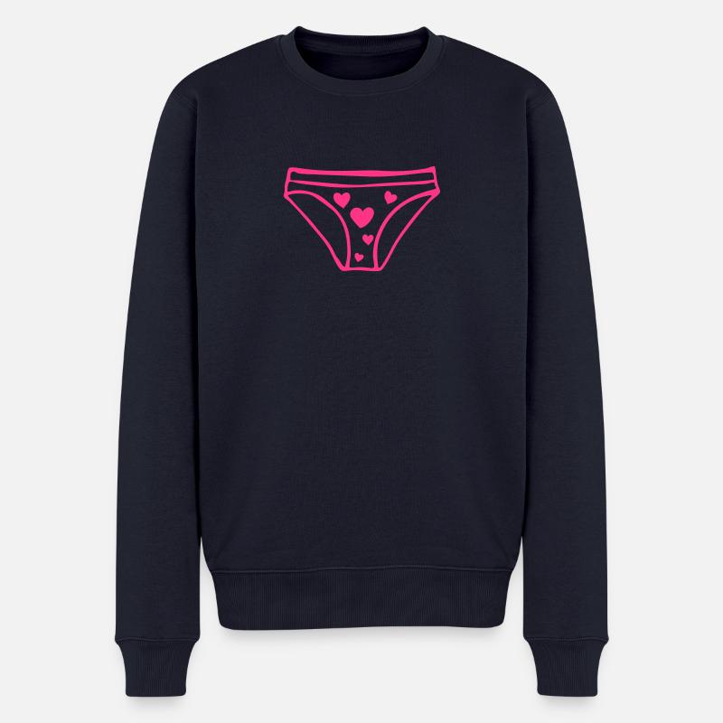 schlüpfer Mädchen Mädchen - Männer Premium Bio Pullover - Navy