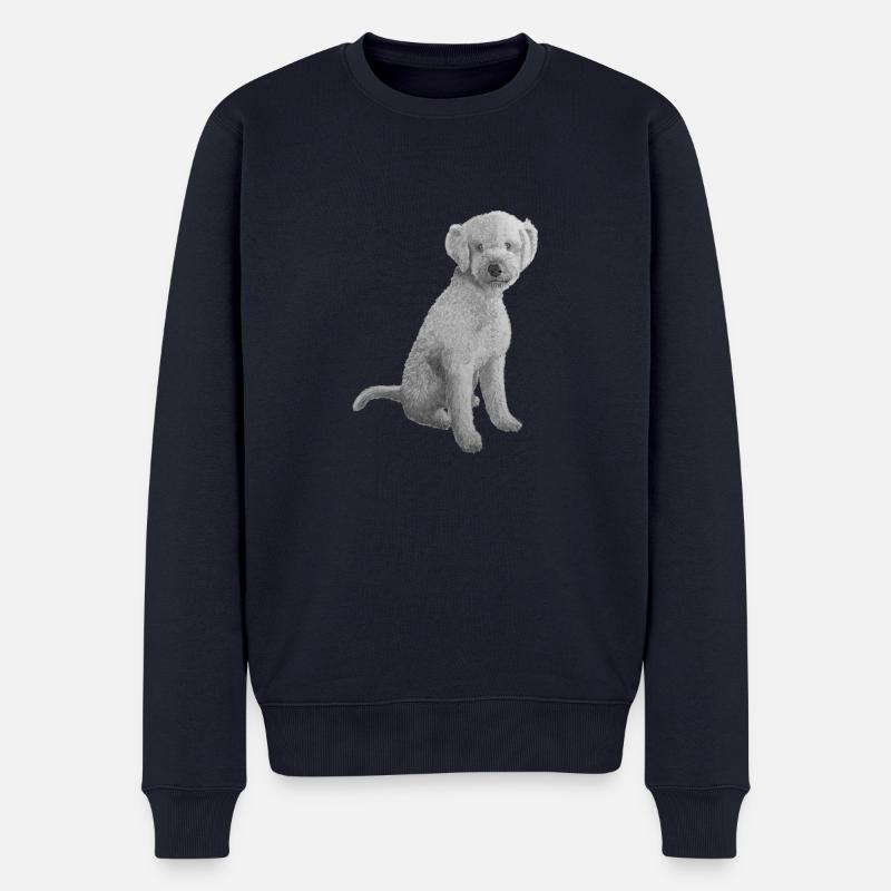 Lagotto Romagnolo - Männer Premium Bio Pullover - Navy